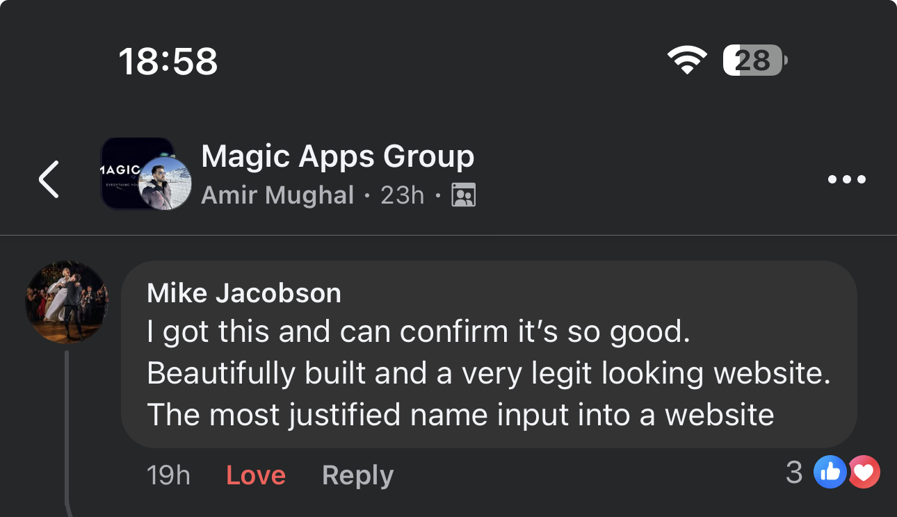 Original post screenshot